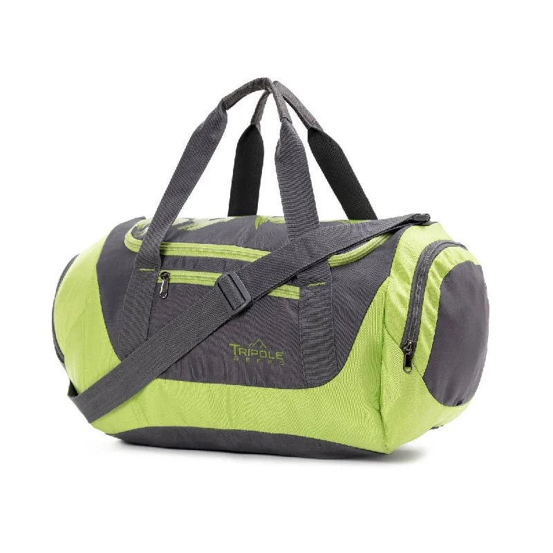 Climbing Bags for stony ridges-Blaze Gym & Sports Duffel Bag - Grey + Neon Yellow