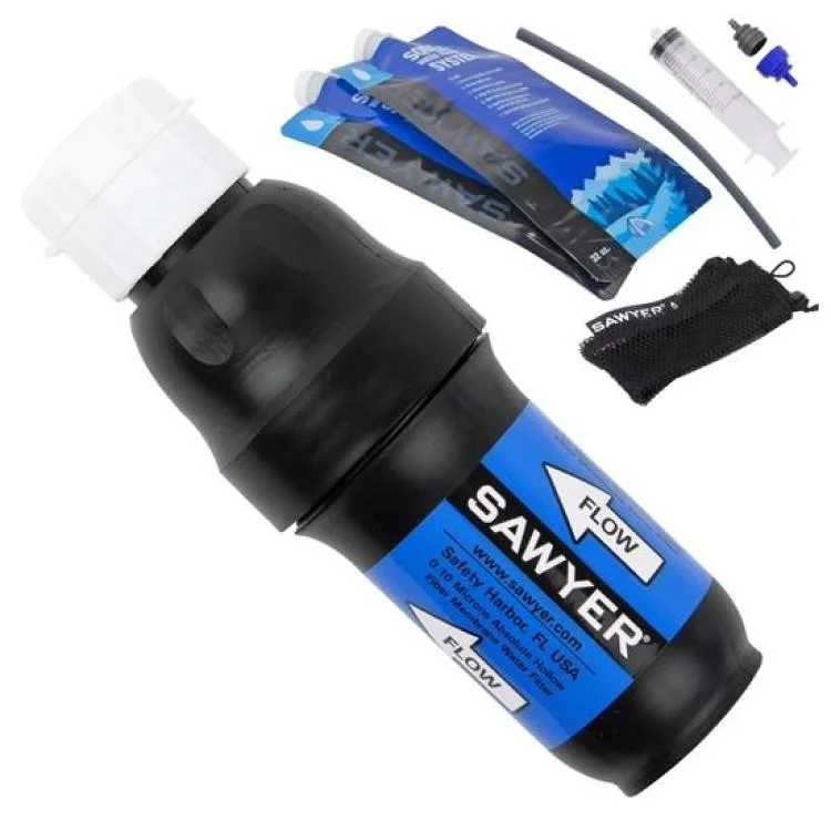 Sawyer Pointone Squeeze Water Filter With 2 Pouches