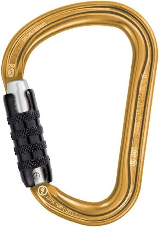 William Triact-lock H Frame Carabiner Gold