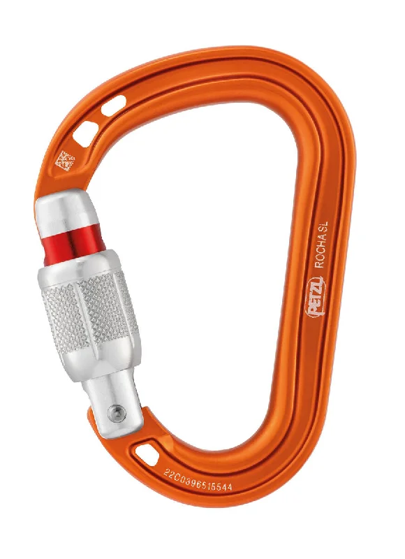 Rocha Screw-lock Carabiner Orange