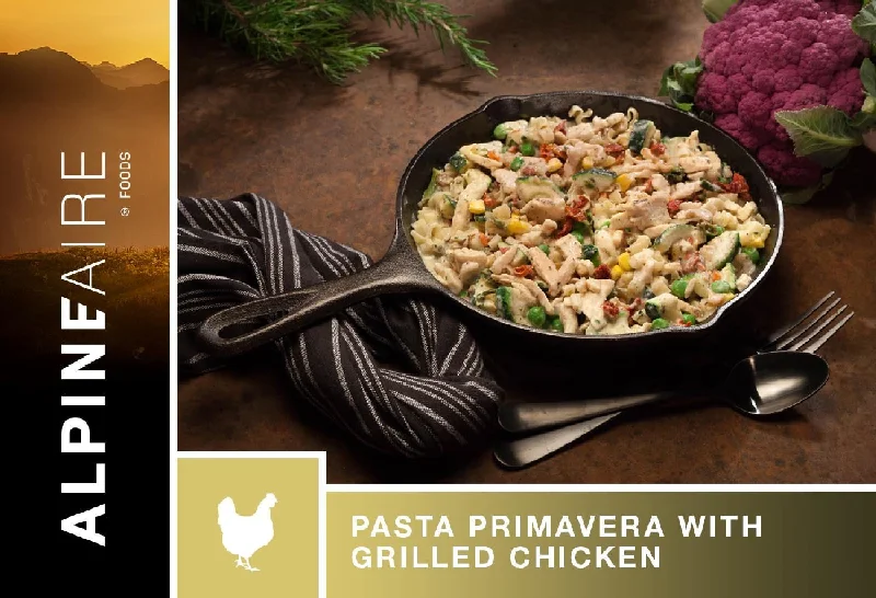 AlpineAire Foods Pasta Primavera with Grilled Chicken