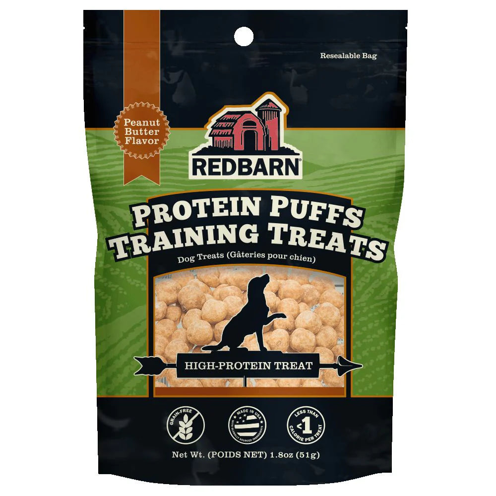 Protein Puffs Training Treats Peanut Butter Flavor - 1.8oz