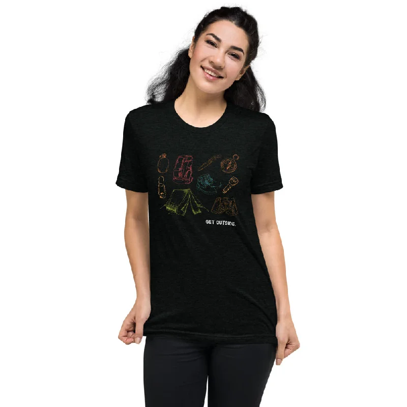 Forest hiking shirt peak-performance-Get Outside Sketch Short sleeve t-shirt