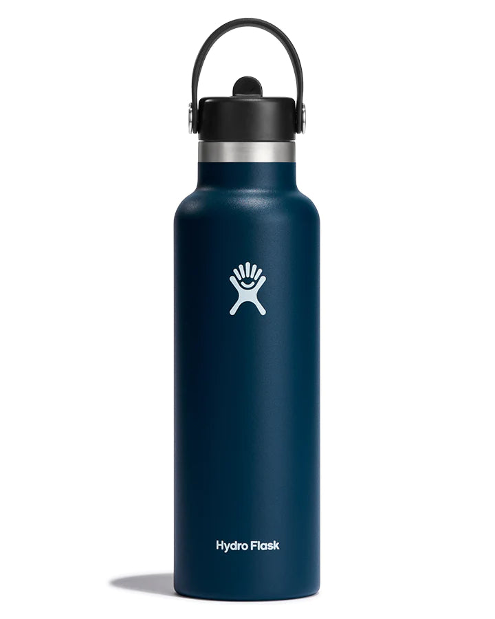 HYDRO FLASK 21oz Standard Mouth (621ml) with Flex Straw Cap