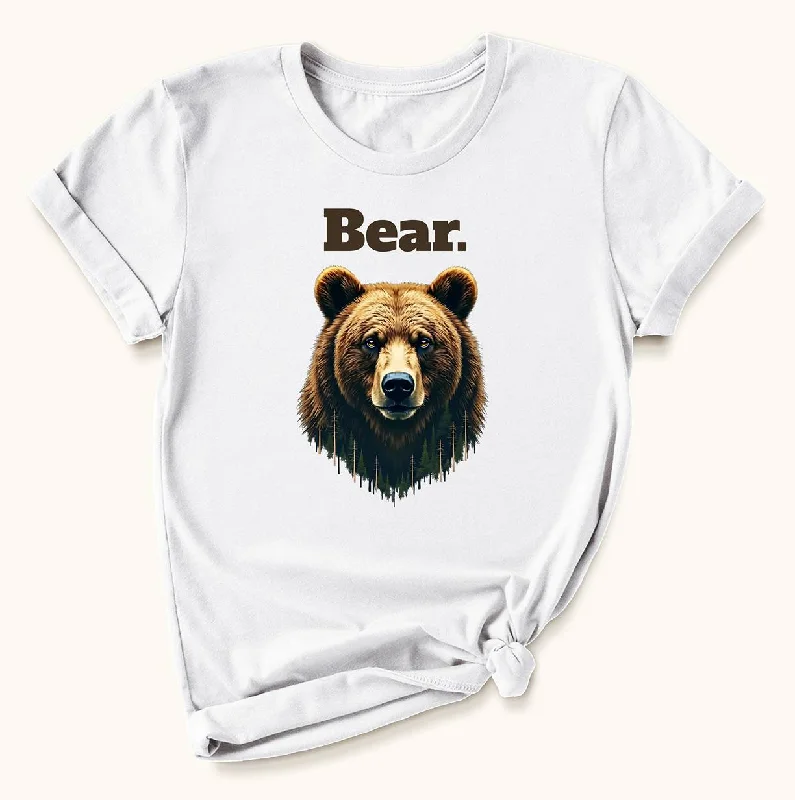 Hiking shirt plus-size trailblazer-Bear Dot T-shirt