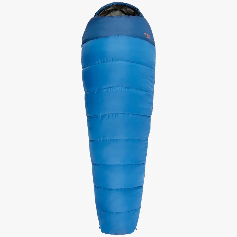 Climbing Bags suave straps-Echo 400 Mummy Sleeping Bag, Blue