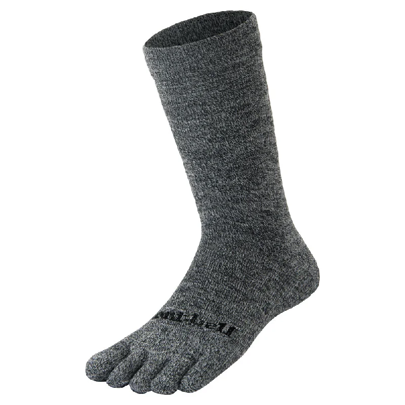 Hiking Socks for year-round use-Montbell Merino Wool Travel 5 Toe Socks