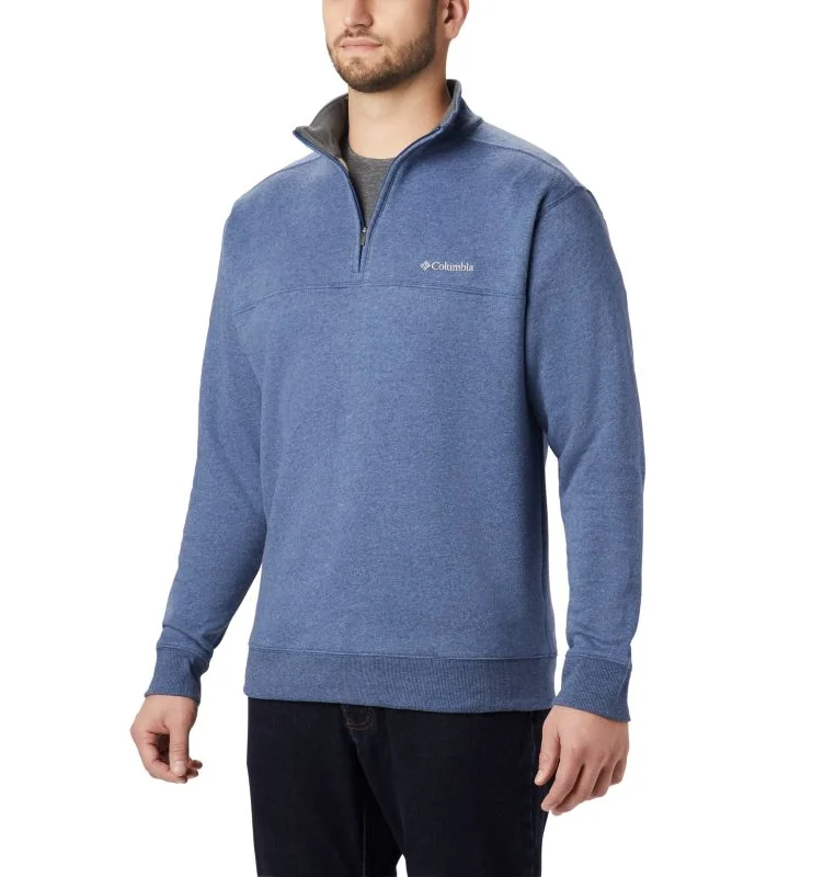 Desert hiking shirt trailblazer-Men's Hart Mountain II Half-Zip Sweatshirt - Carbon Heather