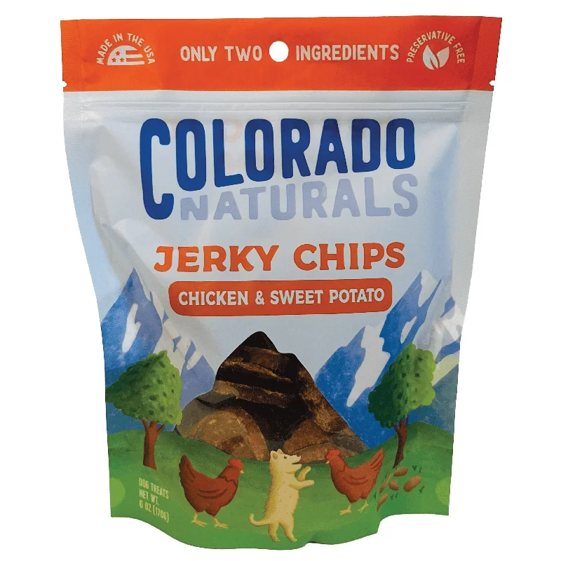 Colorado Naturals Chicken & Sweet Potato Jerky Chip Dog Treats - 6oz.