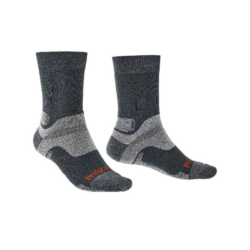 Hiking Socks for warmth hikes-Mens Hike Mid Weight Performance Socks