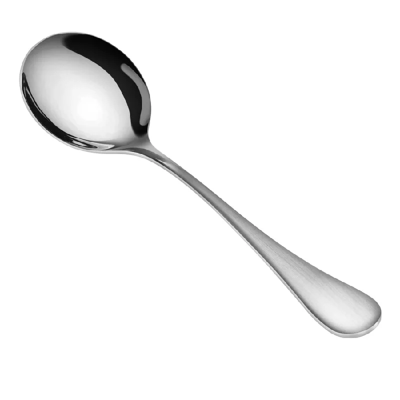 Flatware Rain Bouillon Spoon