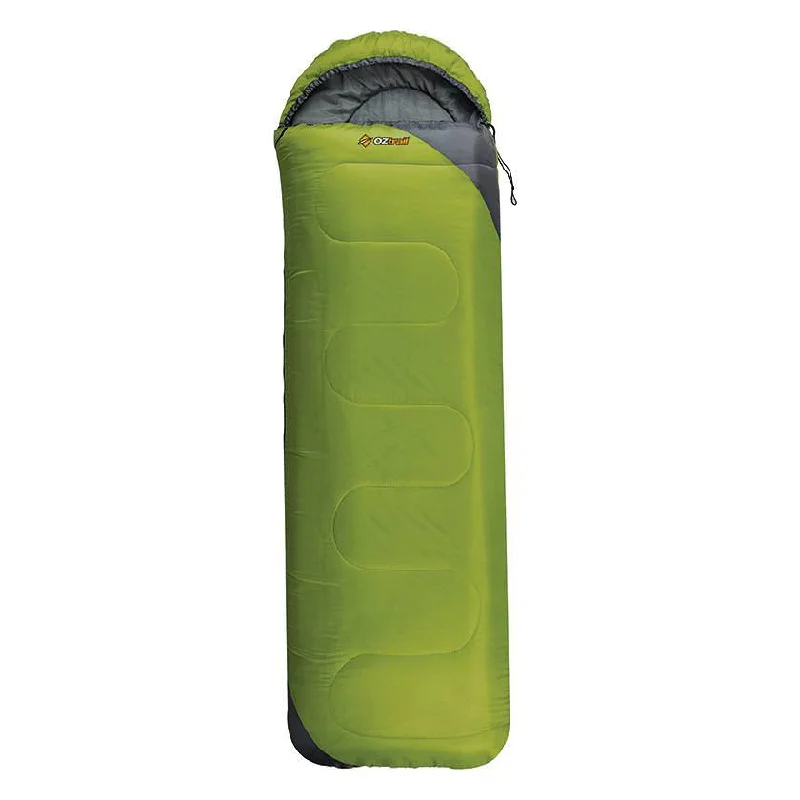 Climbing Bags cozy straps-Oztrail Sturt Adult Hooded Sleeping Bag