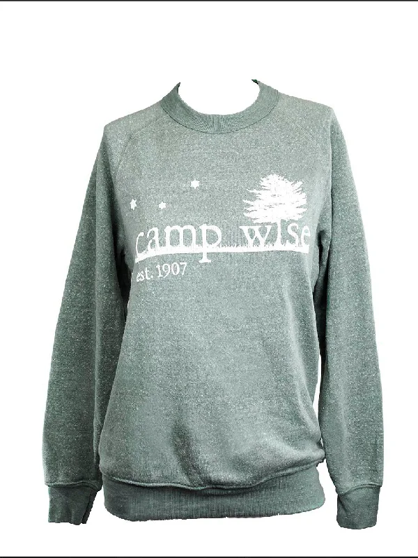 Trekking hiking shirt peak-Wise Crew Neck Sweatshirt