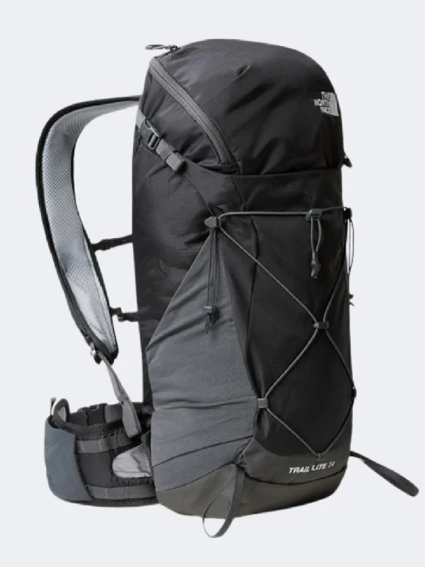 Climbing Bags non-slip fit-The North Face Trail Lite 24 Unisex Hiking Bag Black/Asphalt Grey