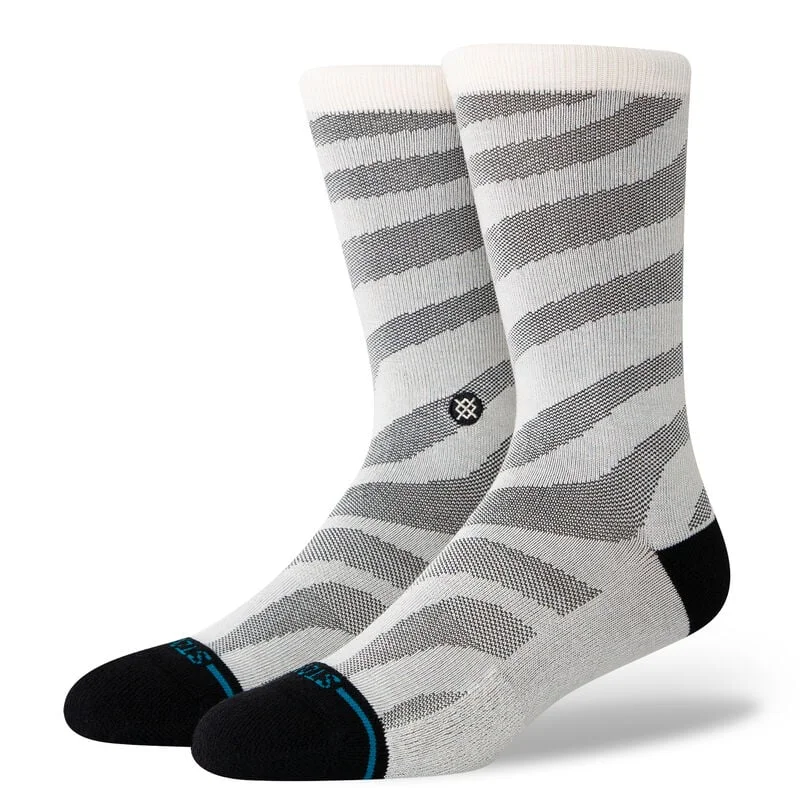 Hiking Socks for padded trails-Women's Torqued Butter Blend Crew Sock - Black