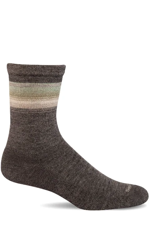 Hiking Socks for scenic hikes-Women's Plantar Cush Ombre Sock - Charcoal