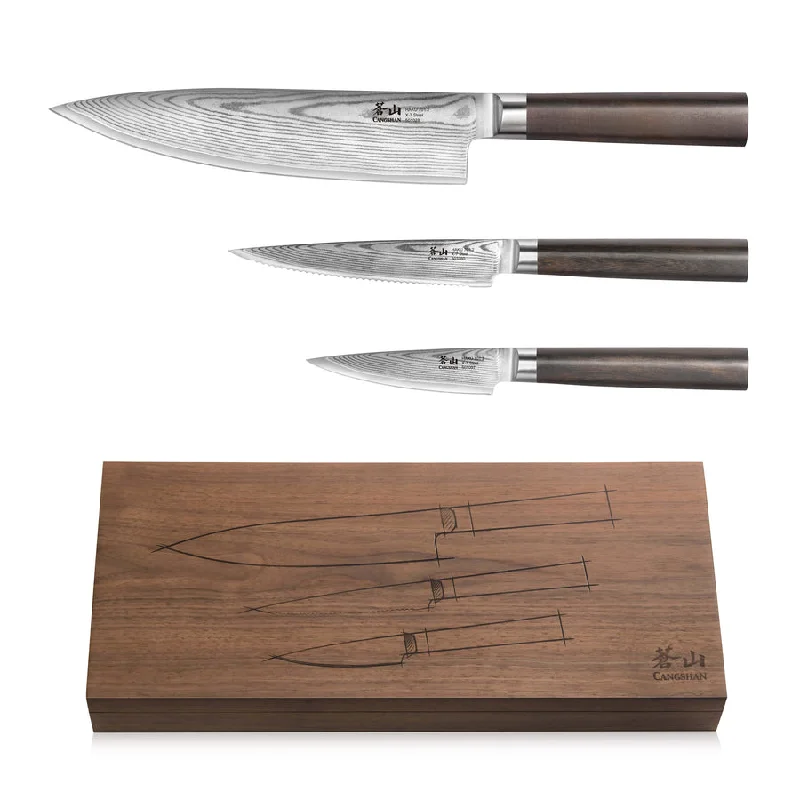 Haku Series 3-piece Starter Set With Walnut Box