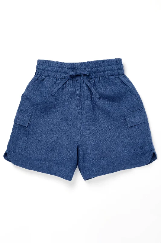 Hiking shorts premium-grade-Wander Shorts - Moonlight Blue