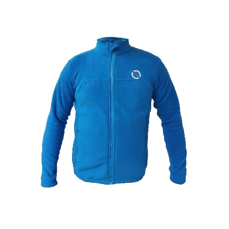 Hiking Jackets for Border Trails-Tundra 200 Winter Fleece Warm Jacket - Aqua Blue