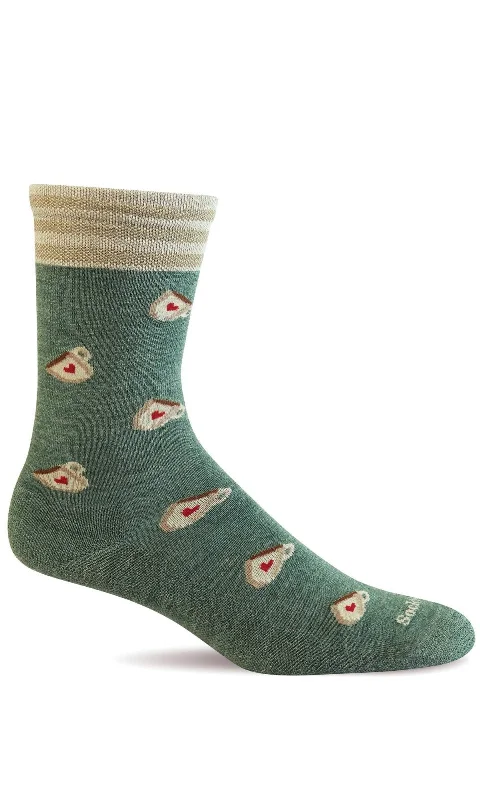 Hiking Socks for soft comfort-Women's Coffee Break Sock - Juniper