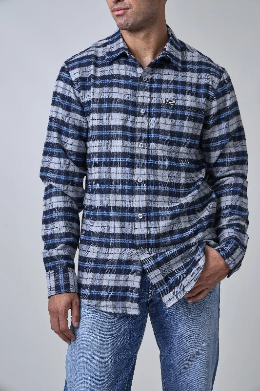 Dodge Long Sleeve Flannel - Black