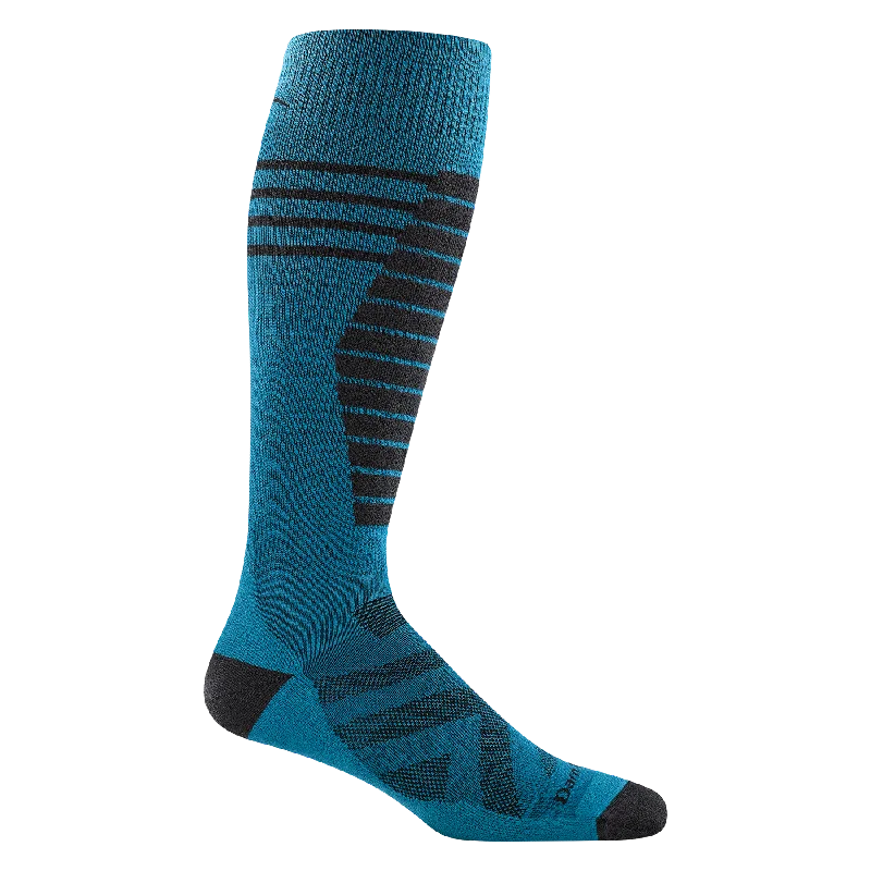 Hiking Socks for workshop trails-Men's Edge Over-the-Calf Midweight with Cushion Ski & Snowboard Sock - Cascade