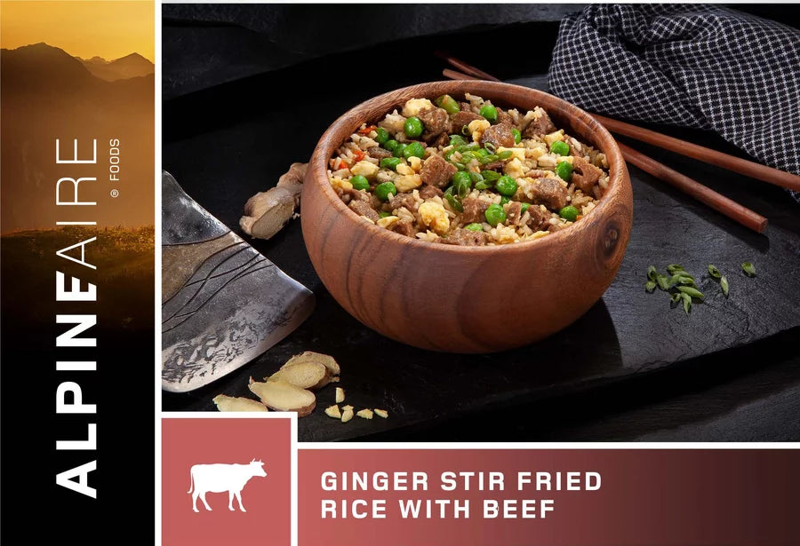 Ginger Stir Fried Rice With Beef (Gluten Free)