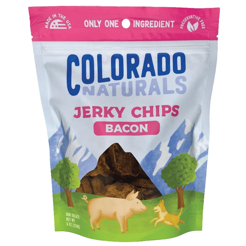 Colorado Naturals Bacon Jerky Chip Dog Treats - 6oz.