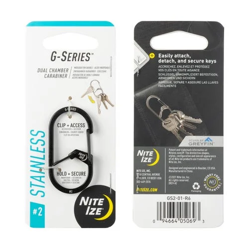 G-series®dual Chamber Carabiner #2 - Black