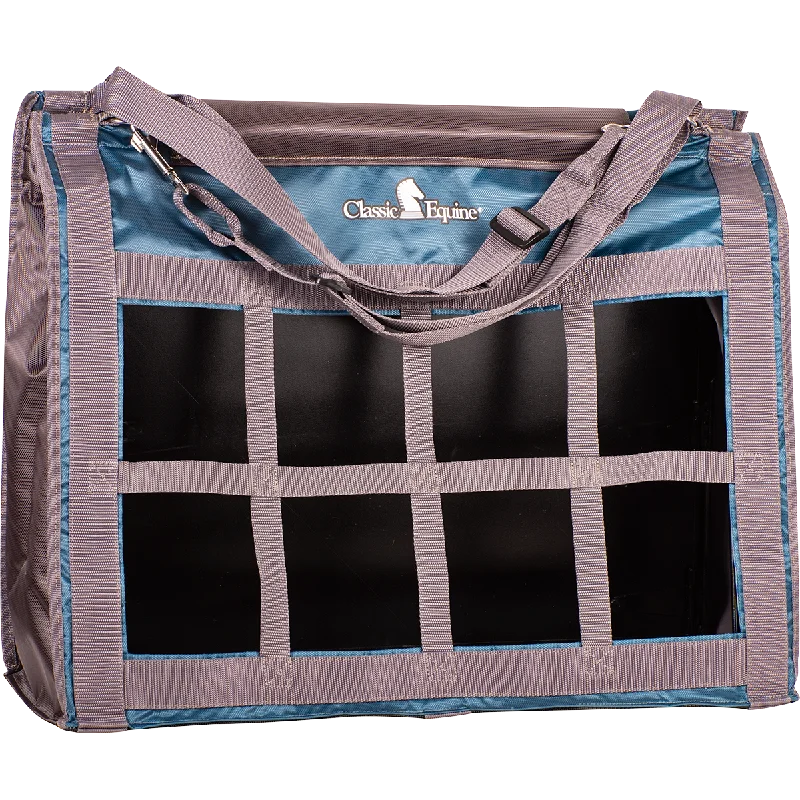 Climbing Bags for wet trails-Topload Hay Bag - Ocean Blue / Grey