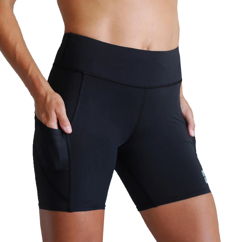 Hiking shorts on-sale-Women's Flex-Fit Compression Shorts 6-inch Inseam