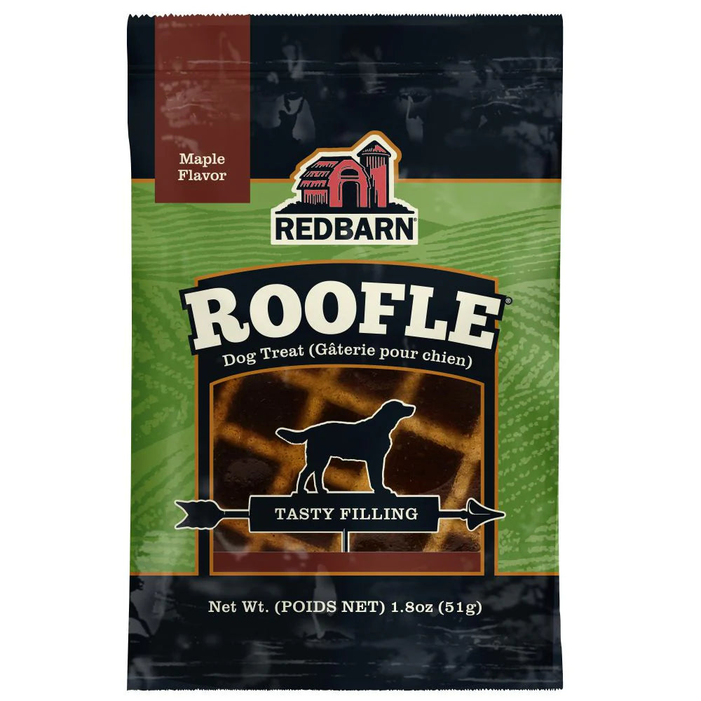 Rawhide Roofle Dog Treat - Maple Flavor