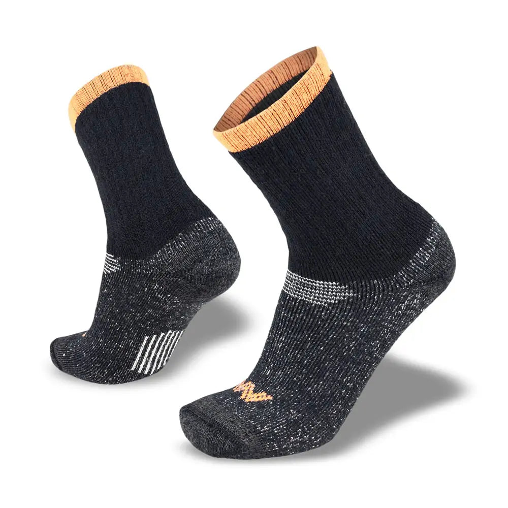 Hiking Socks for meditation trails-WILDERNESS WEAR Ground Force Extreme Merino Socks