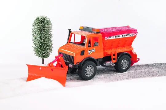 Mb-unimog Winter Service With Snow Plough