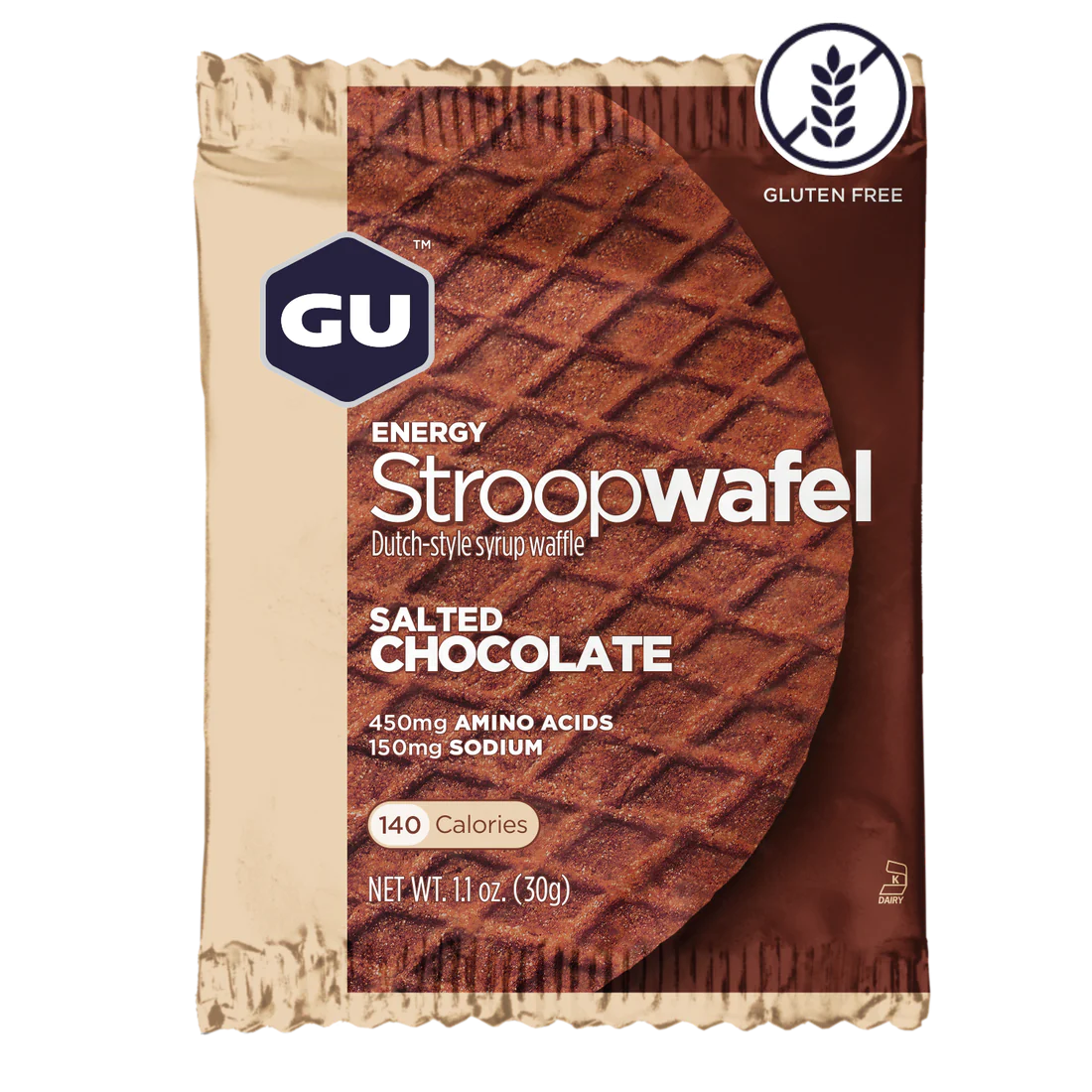 Energy Stroopwafel - Gluten Free - Salted Chocolate